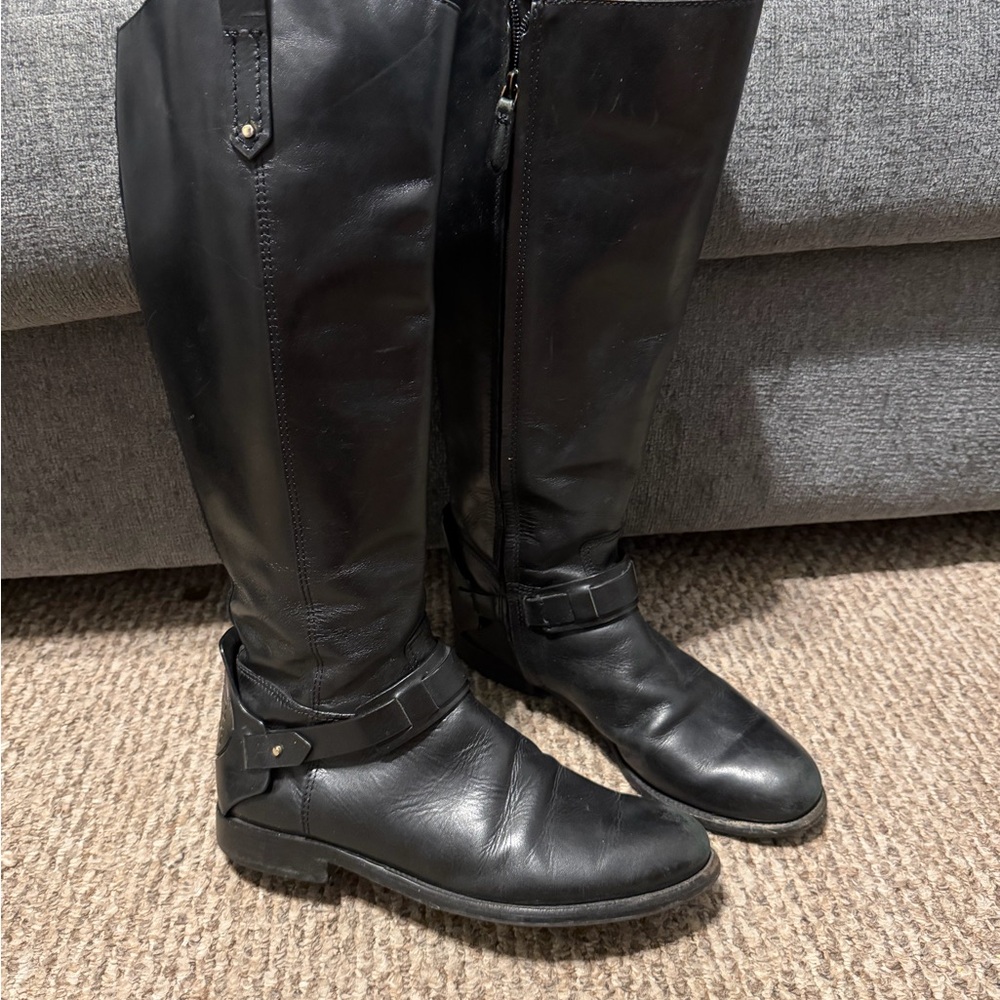 Tory Burch Black Over the Knee Boots
